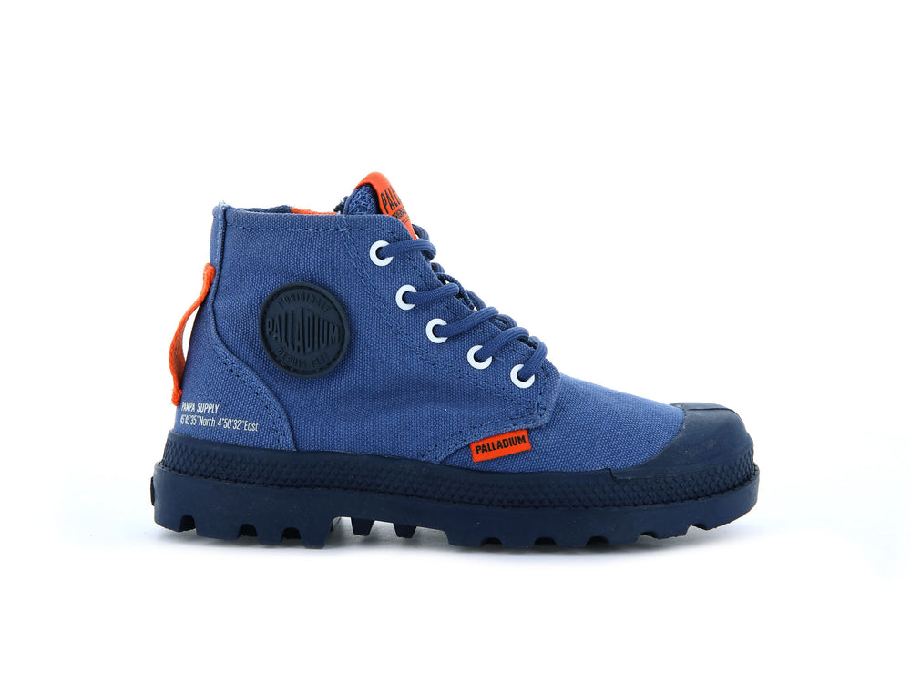 Botas Palladium PAMPA SUPPLY Niños Azul Marino | Costa Rica-40987